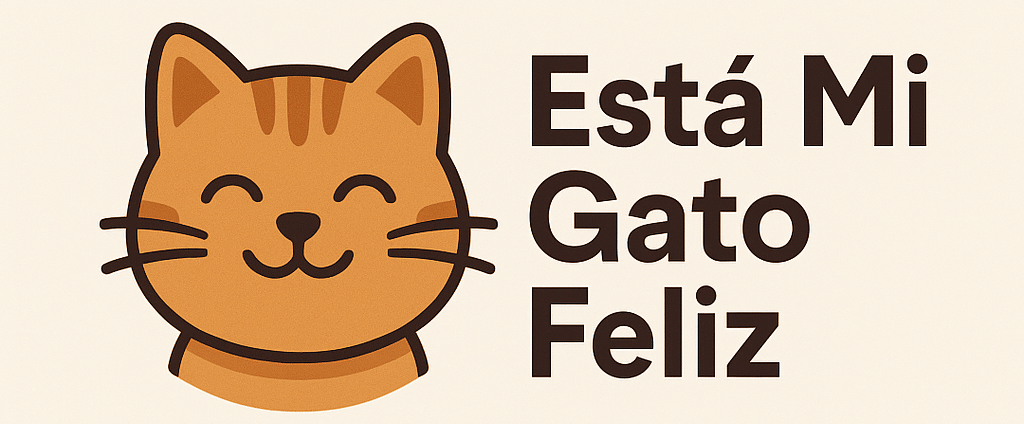Está mi gato feliz